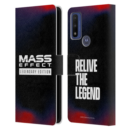 EA Bioware Mass Effect Legendary Graphics Logo Leather Book Wallet Case Cover For Motorola G Pure