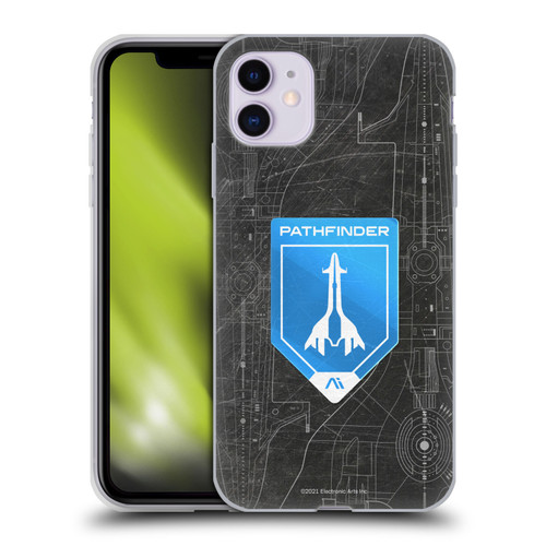 EA Bioware Mass Effect Andromeda Graphics Pathfinder Badge Soft Gel Case for Apple iPhone 11
