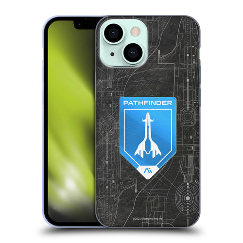 EA Bioware Mass Effect Andromeda Graphics Pathfinder Badge Soft Gel Case for Apple iPhone 13 Mini