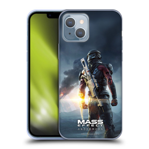EA Bioware Mass Effect Andromeda Graphics Key Art Super Deluxe 2017 Soft Gel Case for Apple iPhone 14