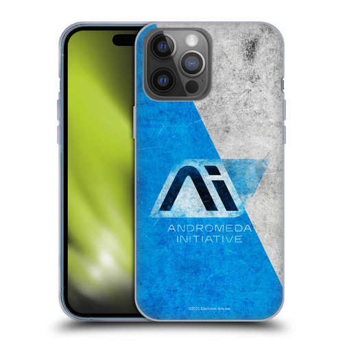 EA Bioware Mass Effect Andromeda Graphics Initiative Distressed Soft Gel Case for Apple iPhone 14 Pro Max