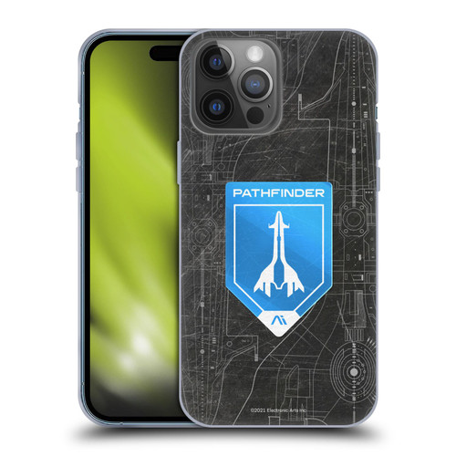 EA Bioware Mass Effect Andromeda Graphics Pathfinder Badge Soft Gel Case for Apple iPhone 14 Pro Max
