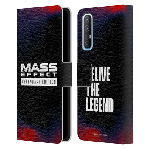 EA Bioware Mass Effect Legendary Graphics Logo Leather Book Wallet Case Cover For OPPO Find X2 Neo 5G