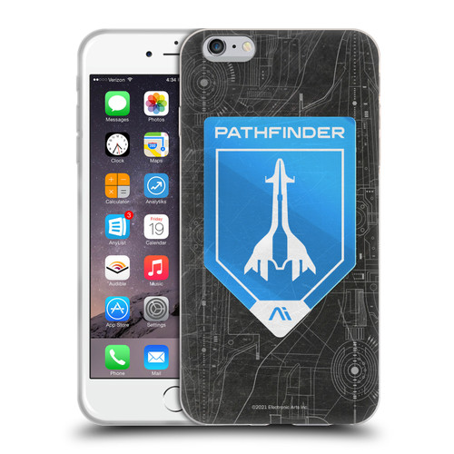 EA Bioware Mass Effect Andromeda Graphics Pathfinder Badge Soft Gel Case for Apple iPhone 6 Plus / iPhone 6s Plus