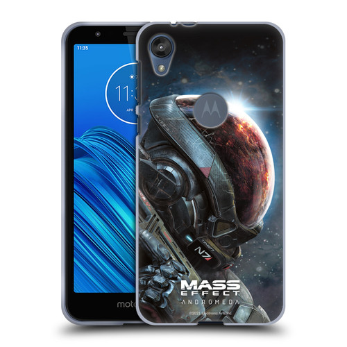 EA Bioware Mass Effect Andromeda Graphics Key Art 2017 Soft Gel Case for Motorola Moto E6