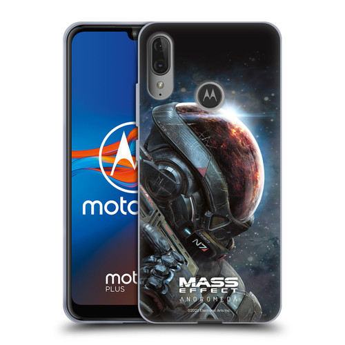 EA Bioware Mass Effect Andromeda Graphics Key Art 2017 Soft Gel Case for Motorola Moto E6 Plus