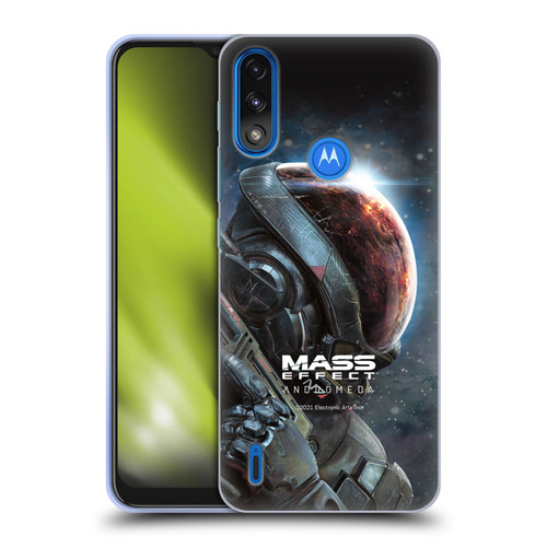 EA Bioware Mass Effect Andromeda Graphics Key Art 2017 Soft Gel Case for Motorola Moto E7 Power / Moto E7i Power