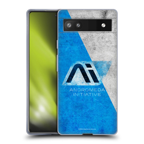 EA Bioware Mass Effect Andromeda Graphics Initiative Distressed Soft Gel Case for Google Pixel 6a