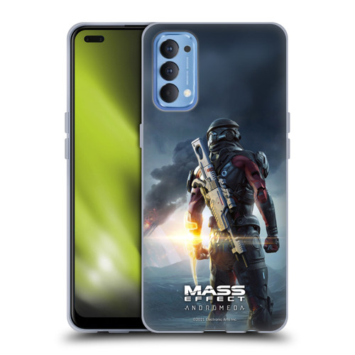 EA Bioware Mass Effect Andromeda Graphics Key Art Super Deluxe 2017 Soft Gel Case for OPPO Reno 4 5G