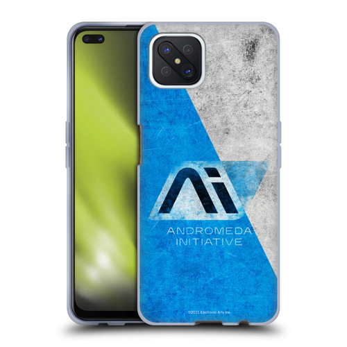 EA Bioware Mass Effect Andromeda Graphics Initiative Distressed Soft Gel Case for OPPO Reno4 Z 5G