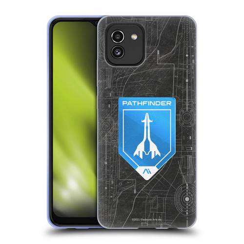 EA Bioware Mass Effect Andromeda Graphics Pathfinder Badge Soft Gel Case for Samsung Galaxy A03 (2021)