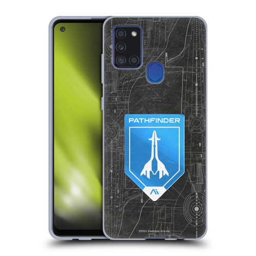 EA Bioware Mass Effect Andromeda Graphics Pathfinder Badge Soft Gel Case for Samsung Galaxy A21s (2020)