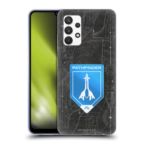 EA Bioware Mass Effect Andromeda Graphics Pathfinder Badge Soft Gel Case for Samsung Galaxy A32 (2021)