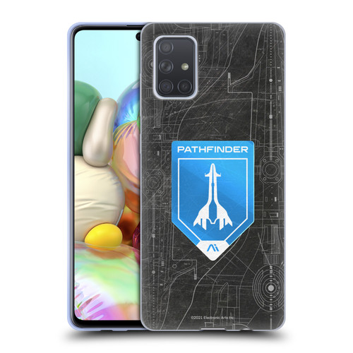 EA Bioware Mass Effect Andromeda Graphics Pathfinder Badge Soft Gel Case for Samsung Galaxy A71 (2019)