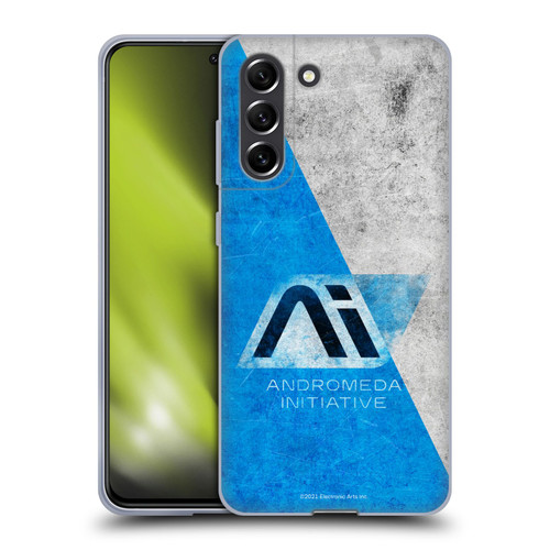 EA Bioware Mass Effect Andromeda Graphics Initiative Distressed Soft Gel Case for Samsung Galaxy S21 FE 5G