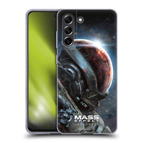 EA Bioware Mass Effect Andromeda Graphics Key Art 2017 Soft Gel Case for Samsung Galaxy S21 FE 5G