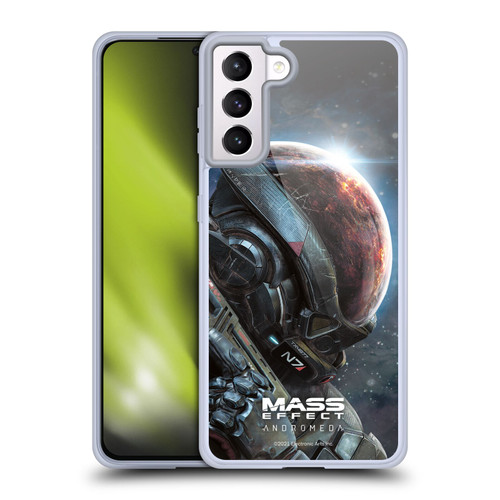 EA Bioware Mass Effect Andromeda Graphics Key Art 2017 Soft Gel Case for Samsung Galaxy S21+ 5G