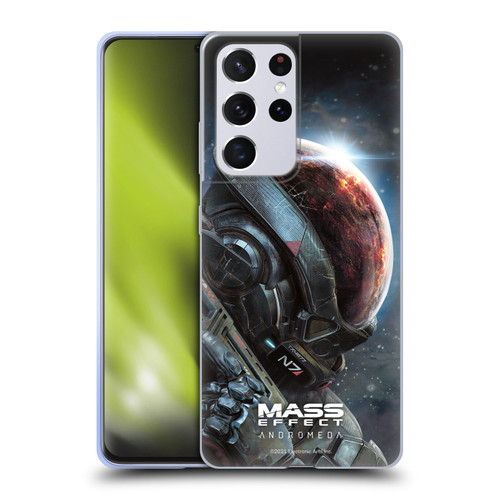 EA Bioware Mass Effect Andromeda Graphics Key Art 2017 Soft Gel Case for Samsung Galaxy S21 Ultra 5G