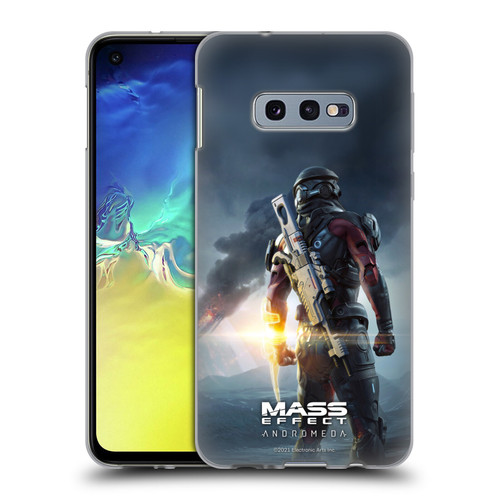 EA Bioware Mass Effect Andromeda Graphics Key Art Super Deluxe 2017 Soft Gel Case for Samsung Galaxy S10e