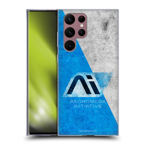 EA Bioware Mass Effect Andromeda Graphics Initiative Distressed Soft Gel Case for Samsung Galaxy S22 Ultra 5G