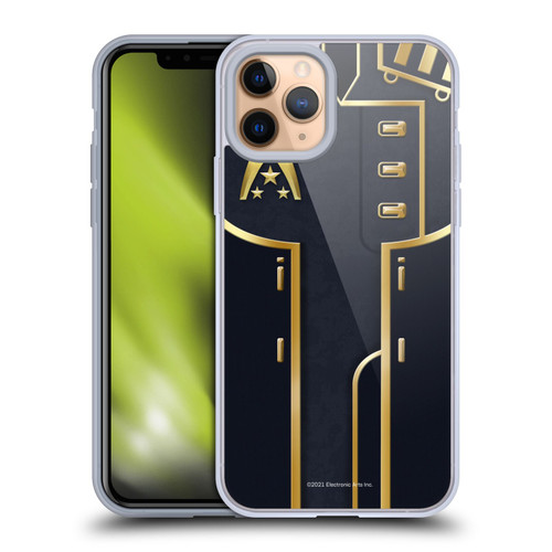 EA Bioware Mass Effect Armor Collection Officer Soft Gel Case for Apple iPhone 11 Pro