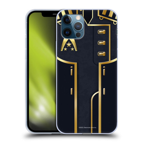EA Bioware Mass Effect Armor Collection Officer Soft Gel Case for Apple iPhone 12 / iPhone 12 Pro