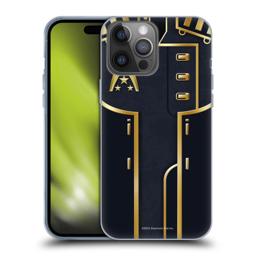 EA Bioware Mass Effect Armor Collection Officer Soft Gel Case for Apple iPhone 14 Pro Max