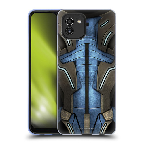 EA Bioware Mass Effect Armor Collection Garrus Vakarian Soft Gel Case for Samsung Galaxy A03 (2021)
