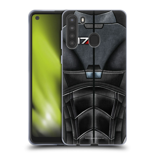 EA Bioware Mass Effect Armor Collection N7 Soft Gel Case for Samsung Galaxy A21 (2020)