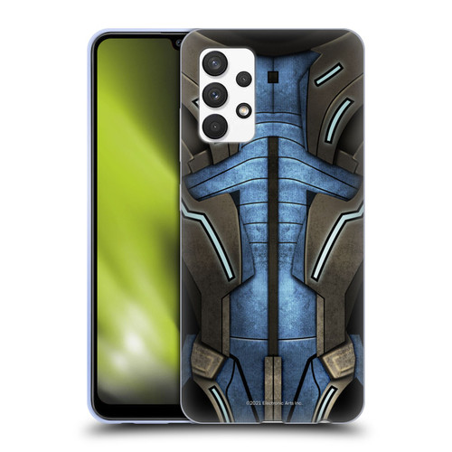EA Bioware Mass Effect Armor Collection Garrus Vakarian Soft Gel Case for Samsung Galaxy A32 (2021)