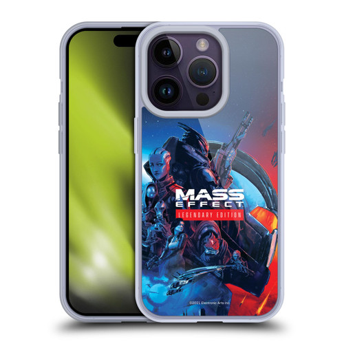 EA Bioware Mass Effect Legendary Graphics Key Art Soft Gel Case for Apple iPhone 14 Pro