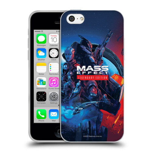 EA Bioware Mass Effect Legendary Graphics Key Art Soft Gel Case for Apple iPhone 5c