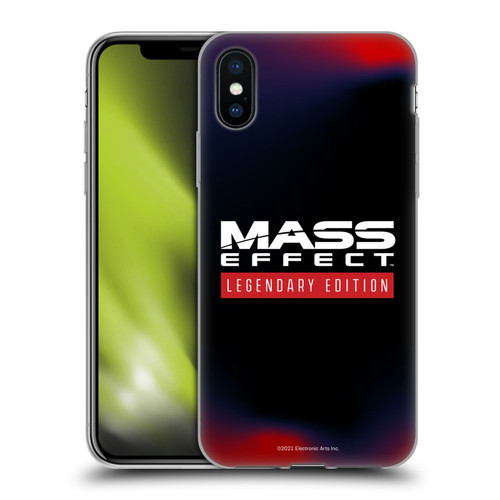 EA Bioware Mass Effect Legendary Graphics Logo Soft Gel Case for Apple iPhone X / iPhone XS