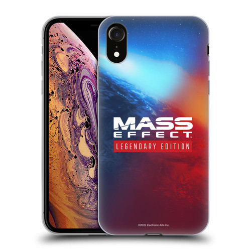 EA Bioware Mass Effect Legendary Graphics Logo Key Art Soft Gel Case for Apple iPhone XR