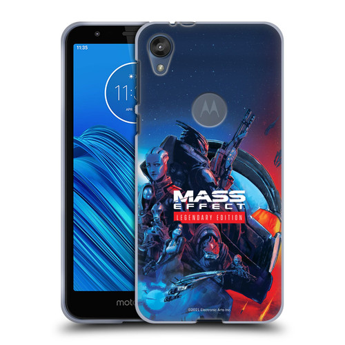 EA Bioware Mass Effect Legendary Graphics Key Art Soft Gel Case for Motorola Moto E6