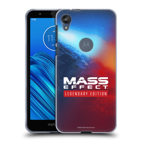 EA Bioware Mass Effect Legendary Graphics Logo Key Art Soft Gel Case for Motorola Moto E6