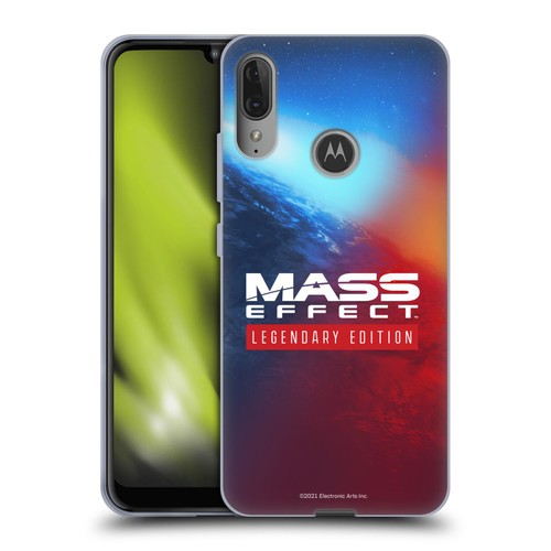 EA Bioware Mass Effect Legendary Graphics Logo Key Art Soft Gel Case for Motorola Moto E6 Plus