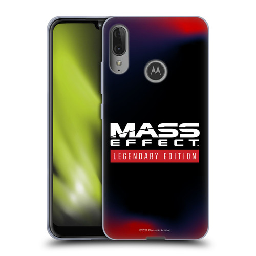 EA Bioware Mass Effect Legendary Graphics Logo Soft Gel Case for Motorola Moto E6 Plus