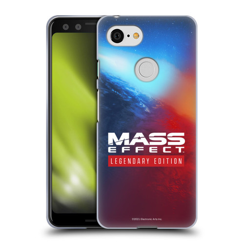 EA Bioware Mass Effect Legendary Graphics Logo Key Art Soft Gel Case for Google Pixel 3