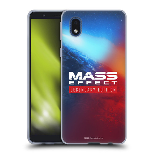 EA Bioware Mass Effect Legendary Graphics Logo Key Art Soft Gel Case for Samsung Galaxy A01 Core (2020)