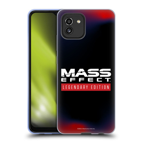 EA Bioware Mass Effect Legendary Graphics Logo Soft Gel Case for Samsung Galaxy A03 (2021)