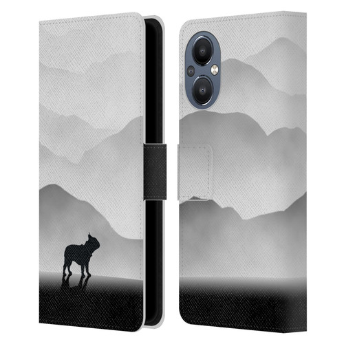 Klaudia Senator French Bulldog Free Leather Book Wallet Case Cover For OnePlus Nord N20 5G
