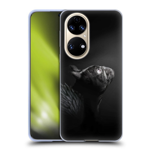 Klaudia Senator French Bulldog Angel Soft Gel Case for Huawei P50