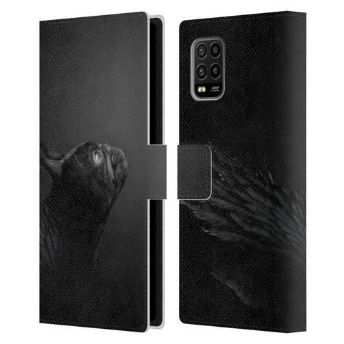 Klaudia Senator French Bulldog Angel Leather Book Wallet Case Cover For Xiaomi Mi 10 Lite 5G