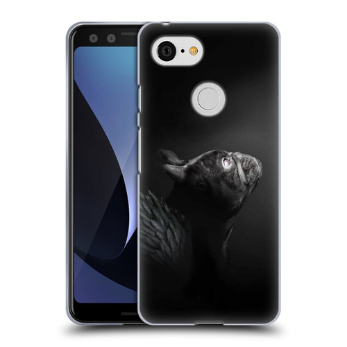 Klaudia Senator French Bulldog Angel Soft Gel Case for Google Pixel 3