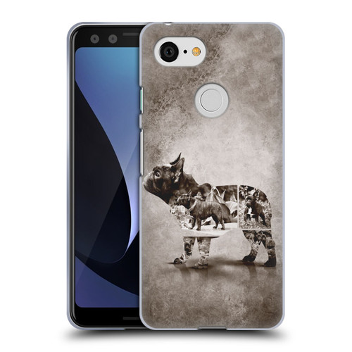 Klaudia Senator French Bulldog Vintage Soft Gel Case for Google Pixel 3