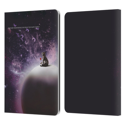 Klaudia Senator French Bulldog 2 In The Galaxy Leather Book Wallet Case Cover For Amazon Kindle Paperwhite 1 / 2 / 3