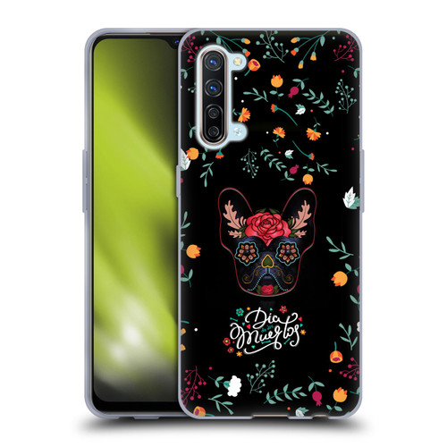 Klaudia Senator French Bulldog Day Of The Dead Soft Gel Case for OPPO Find X2 Lite 5G