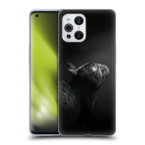 Klaudia Senator French Bulldog Angel Soft Gel Case for OPPO Find X3 / Pro