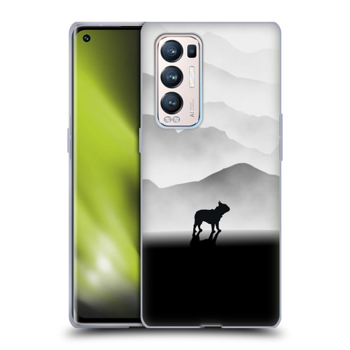 Klaudia Senator French Bulldog Free Soft Gel Case for OPPO Find X3 Neo / Reno5 Pro+ 5G